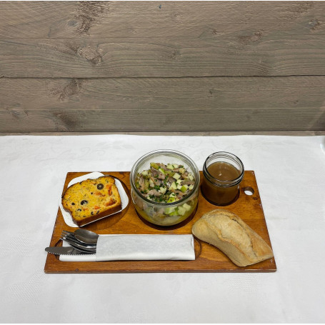 Salade poireau, pomme de terre et hareng fumé