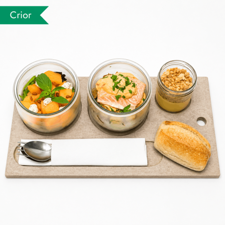 Pavé de truite au poivron